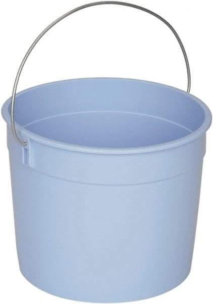 Ability One - 5 Qt, Plastic Round Blue Single Pail - Handle Included - Apex Tool & Supply