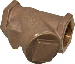 NIBCO - 1-1/2" Bronze Check Valve - Y-Pattern, FNPT x FNPT, 200 WOG - Apex Tool & Supply