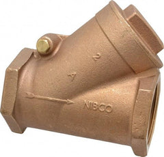 NIBCO - 2" Bronze Check Valve - Y-Pattern, FNPT x FNPT, 200 WOG - Apex Tool & Supply