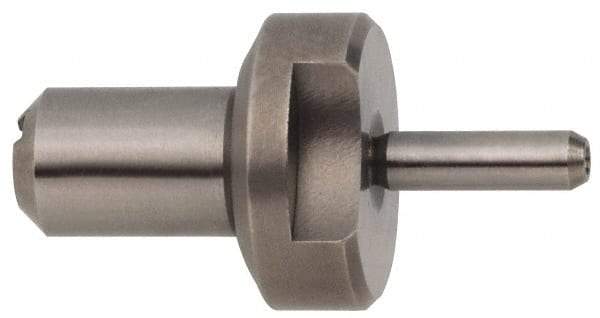 Gibraltar - 0.2183" Nose Diam, 7/16" Nose Length, 5/8" Collar Diam, Slip Fit Round Straight Locating Pin - Low Carbon Steel, 5/16" Tail Diam, 1-3/16" OAL, +0.0000" Tolerance - Apex Tool & Supply