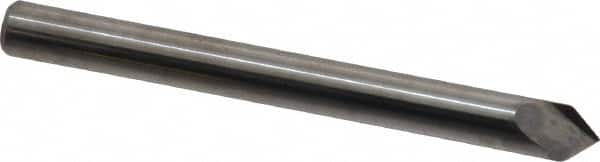 Accupro - 3/16" Diam 2 Flute Single End Solid Carbide Chamfer Mill - Apex Tool & Supply
