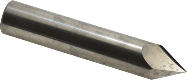 Accupro - 3/4" Diam 2 Flute Single End Solid Carbide Chamfer Mill - Apex Tool & Supply