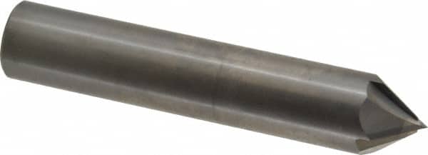 Accupro - 3/4" Diam 4 Flute Single End Solid Carbide Chamfer Mill - Apex Tool & Supply