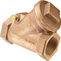 NIBCO - 1-1/2" Bronze Check Valve - Y-Pattern, FNPT x FNPT, 600 WOG - Apex Tool & Supply