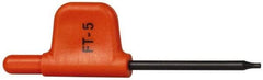 Kennametal - T5 Torx Drive, Flag Handle Driver for Indexable Boring Bars - Compatible with Insert Screws - Apex Tool & Supply