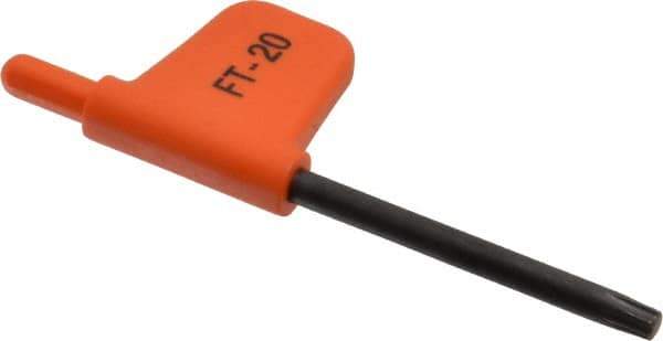 Kennametal - T20 Torx Drive, Flag Handle Driver for Indexable End Mills - Compatible with Insert Screws - Apex Tool & Supply