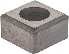 Walter - 1/2" Inscribed Circle, Square Shim for Indexables - 1/4" Thick, ISSN Shim Style, Negative Rake, Left Hand Cut - Apex Tool & Supply