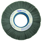 6" Diameter - 2" Arbor Hole - Abrasive Nylon Straight Nylox Wheel - Apex Tool & Supply