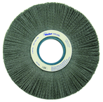 8" Diameter - 2" Arbor Hole - Abrasive Nylon Straight Nylox Wheel - Apex Tool & Supply