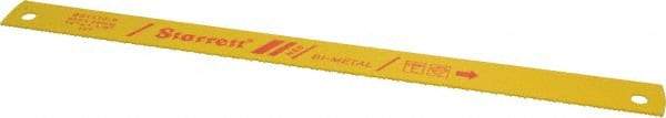Starrett - 14" Long, 10 Teeth per Inch, Bi-Metal Power Hacksaw Blade - Toothed Edge, 1-1/8" Wide x 0.05" Thick - Apex Tool & Supply