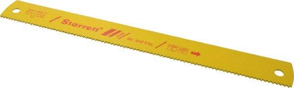 Starrett - 14" Long, 6 Teeth per Inch, Bi-Metal Power Hacksaw Blade - Toothed Edge, 1-5/8" Wide x 0.075" Thick - Apex Tool & Supply