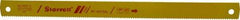 Starrett - 18" Long, 6 Teeth per Inch, Bi-Metal Power Hacksaw Blade - Toothed Edge, 1-3/8" Wide x 0.062" Thick - Apex Tool & Supply