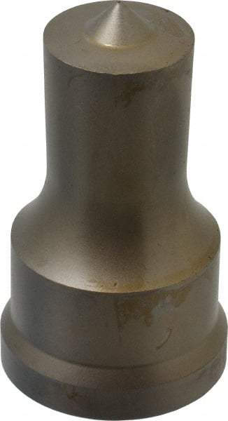 Cleveland Steel Tool - 1-1/16 Inch Diameter Round Ironworker Punch - 1-17/32 Inch Body Diameter, 1-11/16 Inch Head Diameter, 2-11/16 Inch Overall Length - Apex Tool & Supply