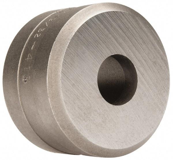 Cleveland Steel Tool - 19/32 Inch Diameter Round Ironworker Die - 1-13/16 Inch Head Diameter, 1-1/8 Inch Head Height - Apex Tool & Supply