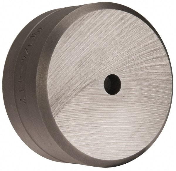 Cleveland Steel Tool - 1/4 Inch Diameter Round Ironworker Die - 2 Inch Head Diameter, 1 Inch Head Height - Apex Tool & Supply