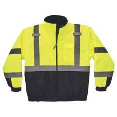 8377 M LIME QUILTED BOMBER JACKET - Apex Tool & Supply