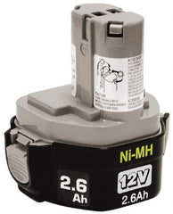 Makita - 12 Volt NiMH Power Tool Battery - 2.6 Ahr Capacity, 1 hr Charge Time, Series Mforce - Apex Tool & Supply
