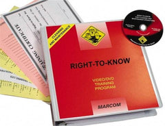 Marcom - Right to Know for Cleaning and Maintenance, Multimedia Training Kit - 21 Minute Run Time DVD, English and Spanish - Apex Tool & Supply