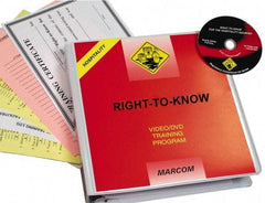 Marcom - Right to Know for Hospitality Industry, Multimedia Training Kit - 21 Minute Run Time DVD, English and Spanish - Apex Tool & Supply