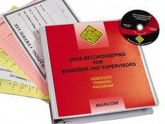 Marcom - OSHA Recordkeeping for Managers and Supervisors, Multimedia Training Kit - 20 Minute Run Time DVD, English and Spanish - Apex Tool & Supply