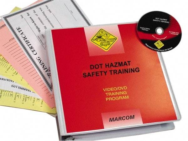 Marcom - DOT HazMat Safety, Multimedia Training Kit - 18 Minute Run Time DVD, English and Spanish - Apex Tool & Supply