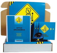 Marcom - Office Ergonomics, Multimedia Training Kit - 21 Minute Run Time DVD, English and Spanish - Apex Tool & Supply