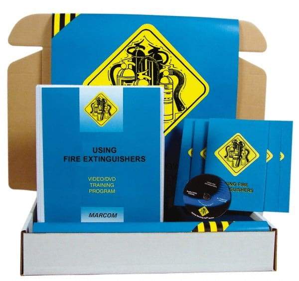 Marcom - Using Fire Extinguishers, Multimedia Training Kit - 18 Minute Run Time DVD, English and Spanish - Apex Tool & Supply