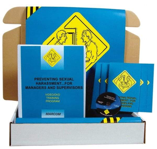 Marcom - Preventing Sexual Harassment for Managers and Supervisors, Multimedia Training Kit - 16 Minute Run Time DVD, English and Spanish - Apex Tool & Supply