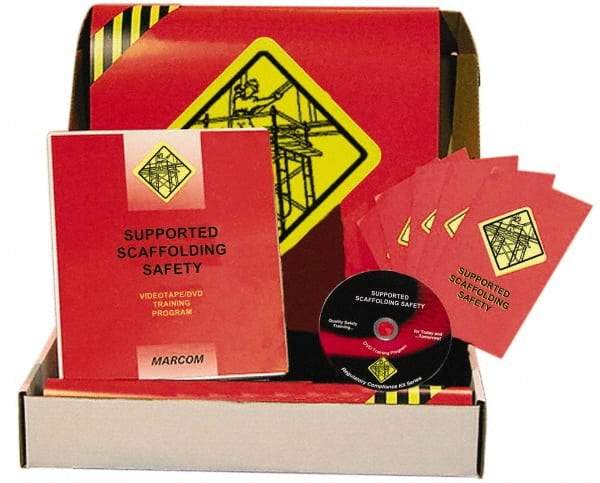 Marcom - Supported Scaffolding Safety, Multimedia Training Kit - 20 Minute Run Time DVD, English and Spanish - Apex Tool & Supply