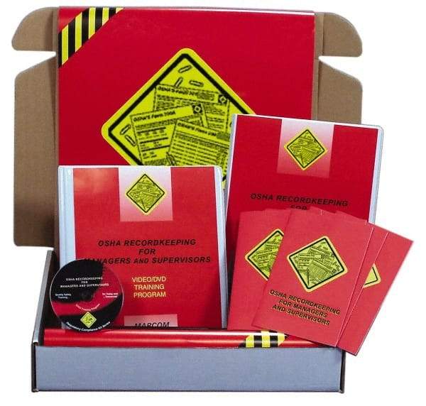 Marcom - OSHA Recordkeeping for Managers and Supervisors, Multimedia Training Kit - 20 Minute Run Time DVD, English and Spanish - Apex Tool & Supply