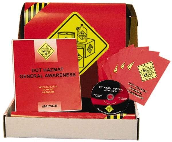 Marcom - DOT HazMat General Awareness, Multimedia Training Kit - 17 Minute Run Time DVD, English and Spanish - Apex Tool & Supply