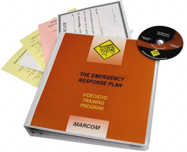 Marcom - Emergency Response Plan, Multimedia Training Kit - 15 min Run Time DVD, English & Spanish - Apex Tool & Supply