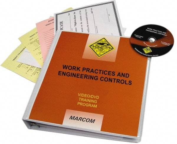 Marcom - Work Practices & Engineering Controls, Multimedia Training Kit - 18 min Run Time DVD, English & Spanish - Apex Tool & Supply
