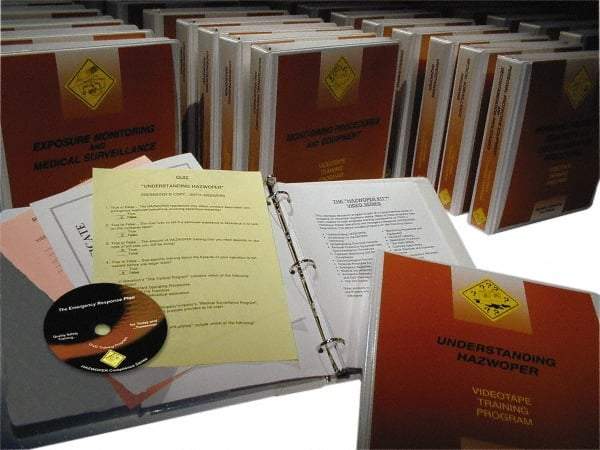 Marcom - All HAZWOPER Series Courses, Multimedia Training Kit - DVD, 23 Courses, English & Spanish - Apex Tool & Supply