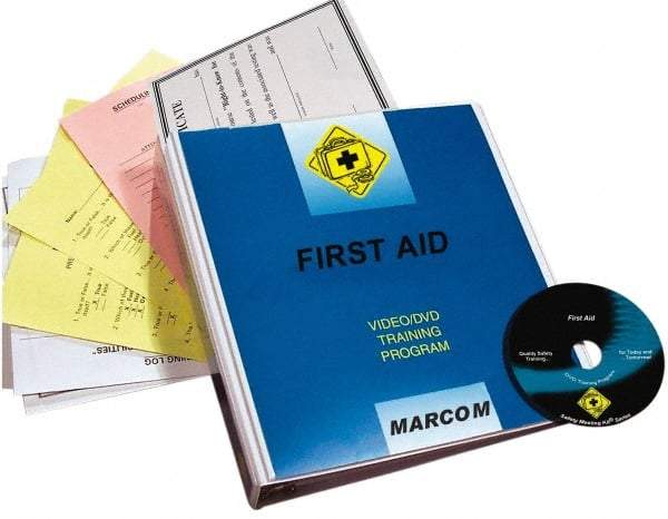 Marcom - First Aid, Multimedia Training Kit - 13 Minute Run Time DVD, English and Spanish - Apex Tool & Supply
