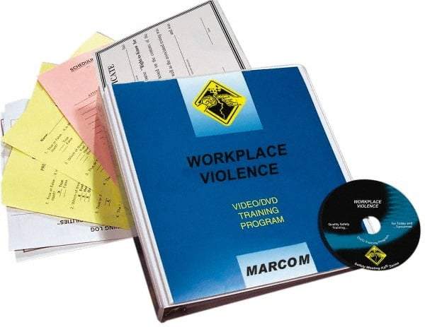 Marcom - Workplace Violence, Multimedia Training Kit - 14 Minute Run Time DVD, English and Spanish - Apex Tool & Supply