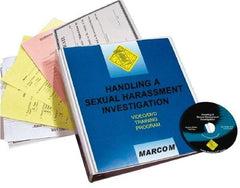 Marcom - Handling a Sexual Harassment Investigation, Multimedia Training Kit - 20 Minute Run Time DVD, English and Spanish - Apex Tool & Supply