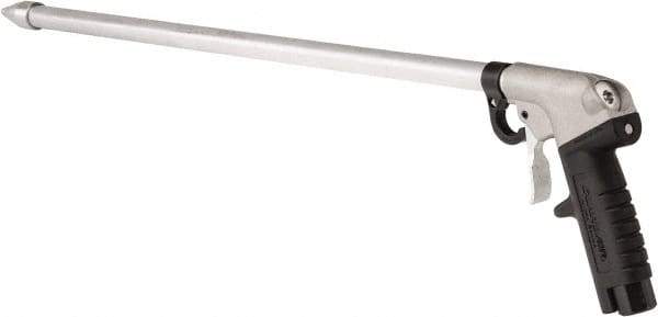 Guardair - 120 Max psi Whisper Jet Pistol Grip Blow Gun - 3/8 NPT, 24" Tube Length, Aluminum - Apex Tool & Supply