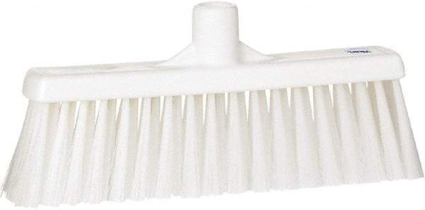 Vikan - 5-5/8" OAL Polyester Bristle Lobby Broom - 3" Bristle Length, 11" Wide - Apex Tool & Supply