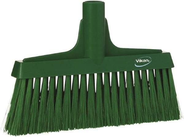 Vikan - 6-3/4" OAL Polyester Bristle Lobby Broom - 3" Bristle Length, 9-1/2" Wide - Apex Tool & Supply