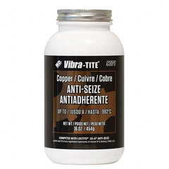Vibra-Tite - 16 oz Jar, Copper Anti-Seize Lubricant, with Brush Cap - Apex Tool & Supply
