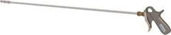 Guardair - 120 Max psi Venturi Nozzle Pistol Grip Blow Gun - 1/4 NPT, 48" Tube Length, Aluminum - Apex Tool & Supply