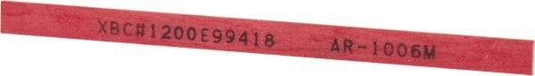 Value Collection - Rectangular, Ceramic Fiber Finishing Stick - 4" Long x 15/64" Width, 1,200 Grit, Ultra Fine Grade - Apex Tool & Supply