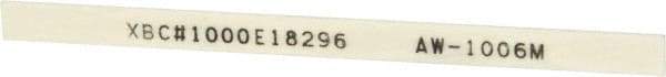 Value Collection - Rectangular, Ceramic Fiber Finishing Stick - 4" Long x 15/64" Width, 1,000 Grit, Ultra Fine Grade - Apex Tool & Supply