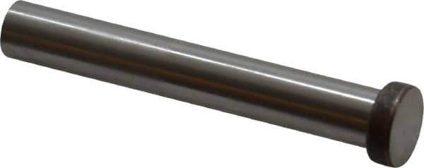Dayton Lamina - 7/16" Head Diam, 5/16" Shank Diam, Basic Head, A2 Grade Tool Steel, Solid Mold Die Blank & Punch - 1/8" Head Height, 2-1/4" OAL, Blank Punch, Regular (KPB) Series - Apex Tool & Supply