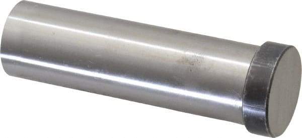 Dayton Lamina - 7/8" Head Diam, 3/4" Shank Diam, Basic Head, A2 Grade Tool Steel, Solid Mold Die Blank & Punch - 1/4" Head Height, 2-3/4" OAL, Blank Punch, Regular (KPB) Series - Apex Tool & Supply