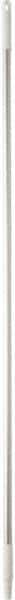 Vikan - 59 x 1" Aluminum Squeegee Handle - European Threaded Connection, White - Apex Tool & Supply