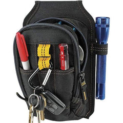 CLC - 9 Pocket Black Ballistic Polyester Mulit-Purpose Tool Carry All - 6" Wide x 4" Deep x 7" High - Apex Tool & Supply