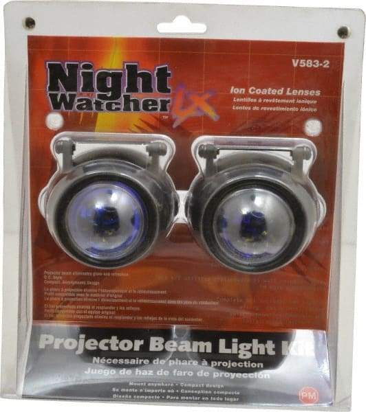 Peterson - 55 Watt Ion Blue Automotive Auxilary Light - Aluminum, 4.6 Amp, 12 V - Apex Tool & Supply