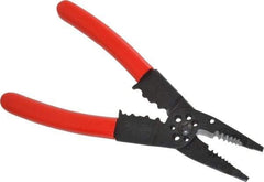 Proto - 22 to 10 AWG Capacity Wire Stripper/Crimper - 8-1/4" OAL, Plastisol Handle - Apex Tool & Supply
